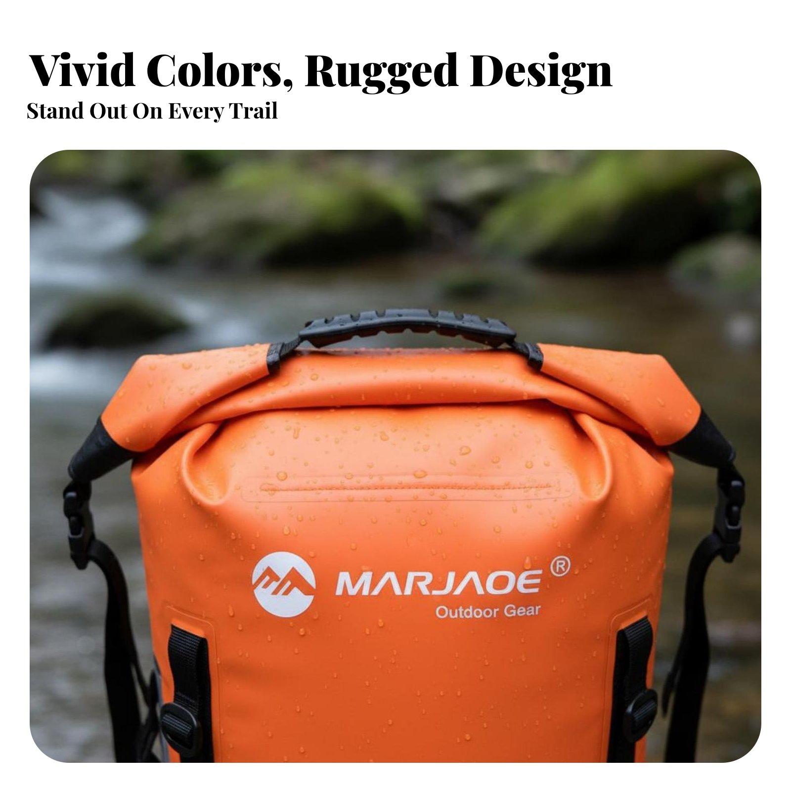 Dry Bag Roll Top - Mochila enrollable de 40L, mochila impermeable
