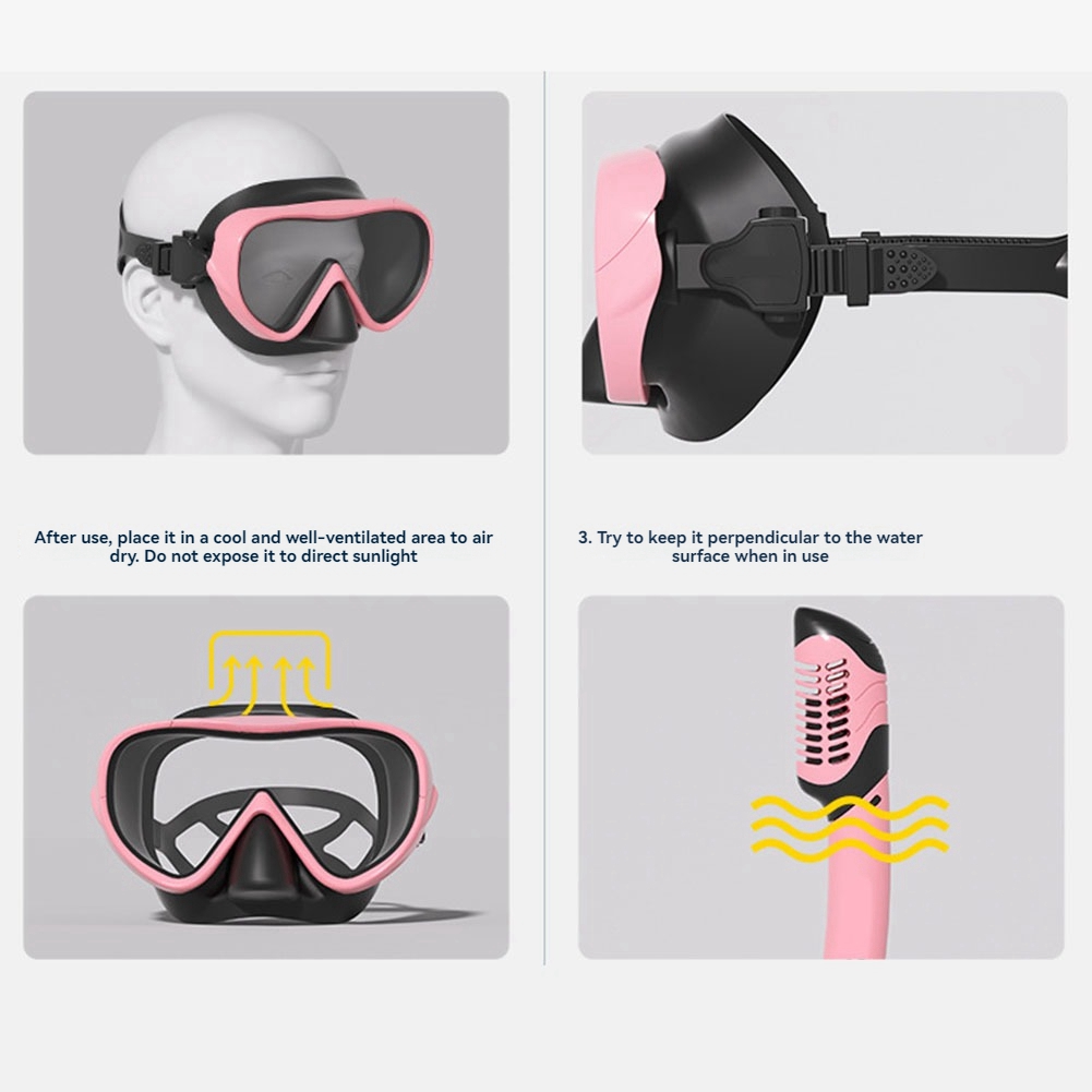 HOES-Junior Máscara de snorkel - Freediving Mask Set reseña y precio