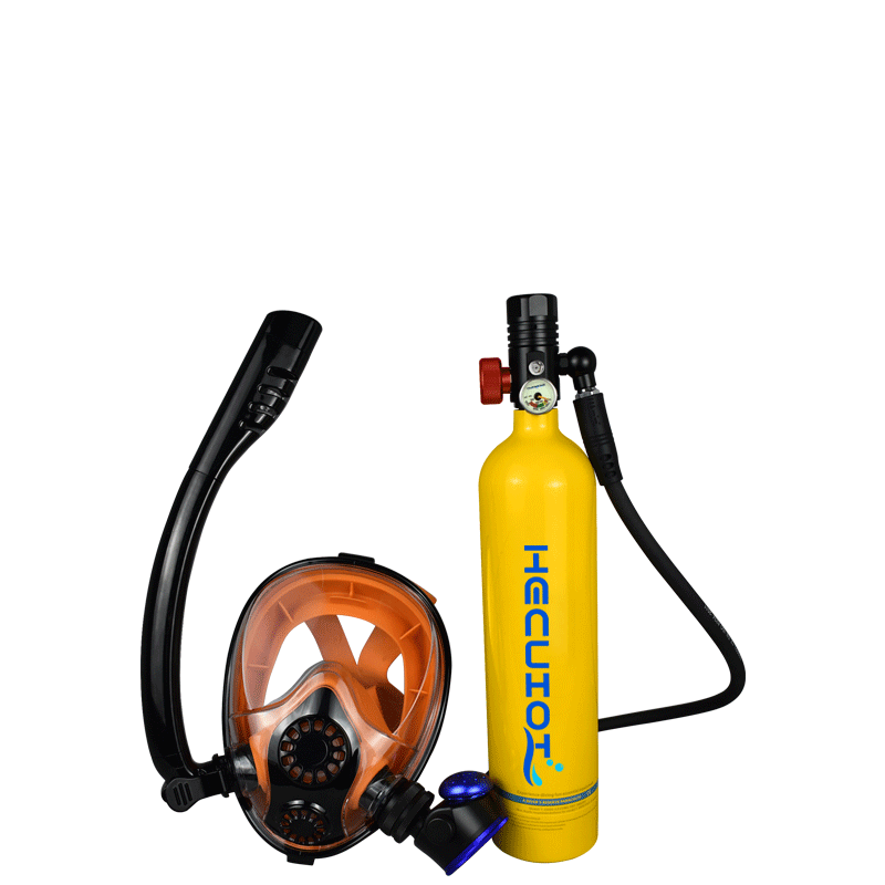 Mini juego de tanques de buceo - Freediving Mask Set reseña y precio