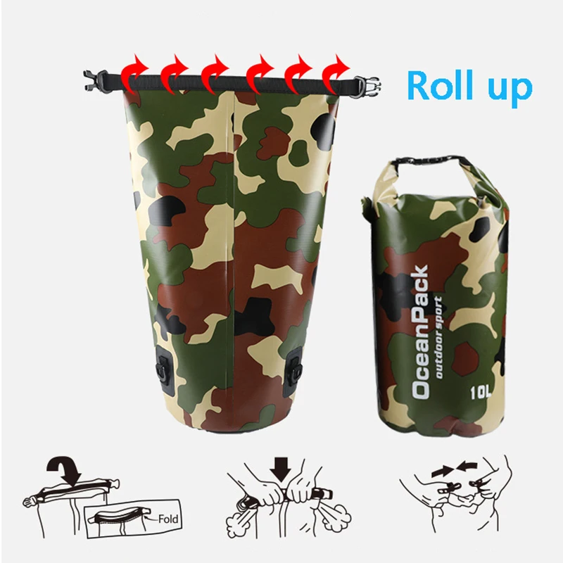 Bolsa Impermeable de Camuflaje - Dry Bag Roll Top reseña y precio