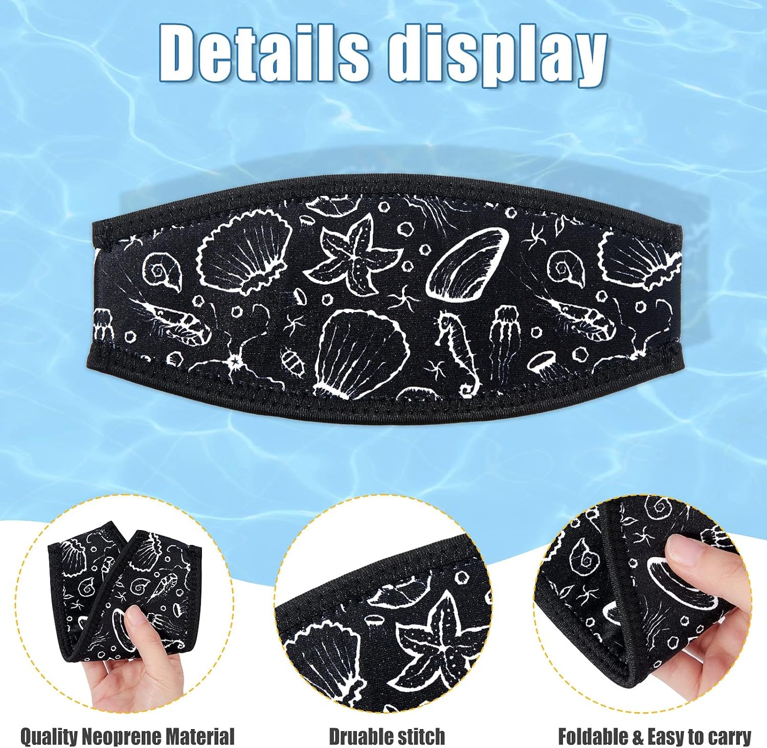 Cubierta de correa de máscara  - Freediving Mask Set reseña y precio