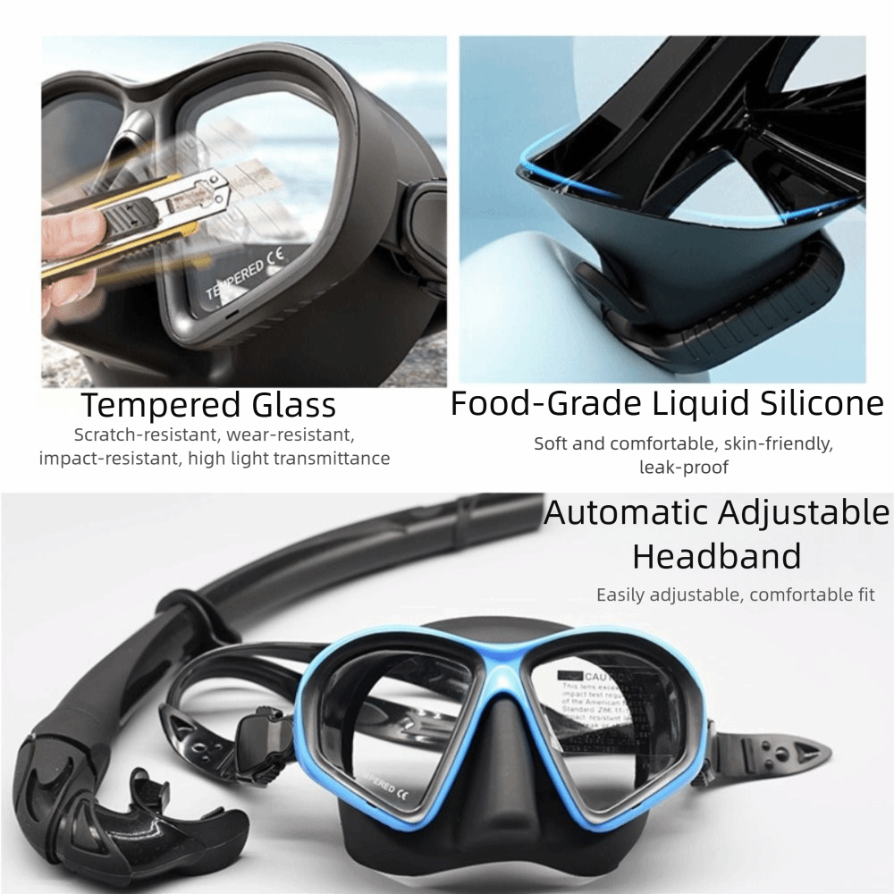 Máscara de Buceo Libre de Vidr - Freediving Mask Set reseña y precio