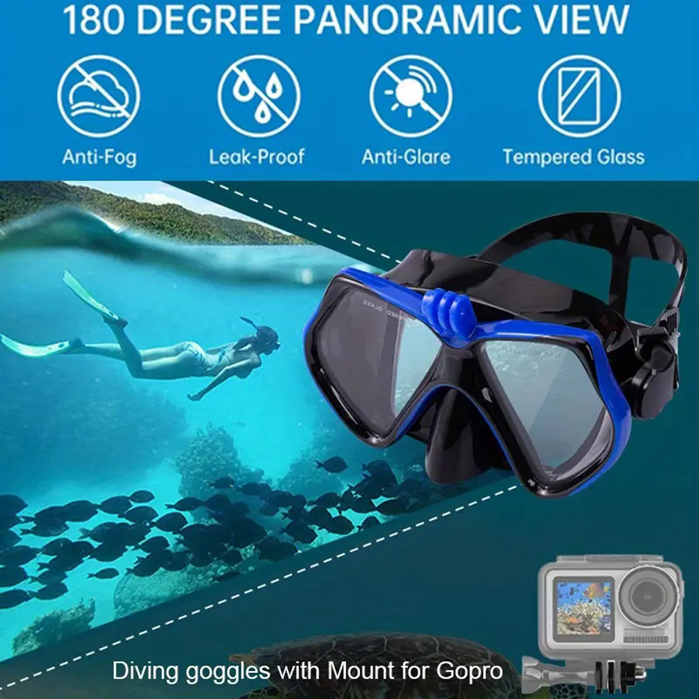 JoyMaySun-mascarilla subacuáti - Freediving Mask Set reseña y precio